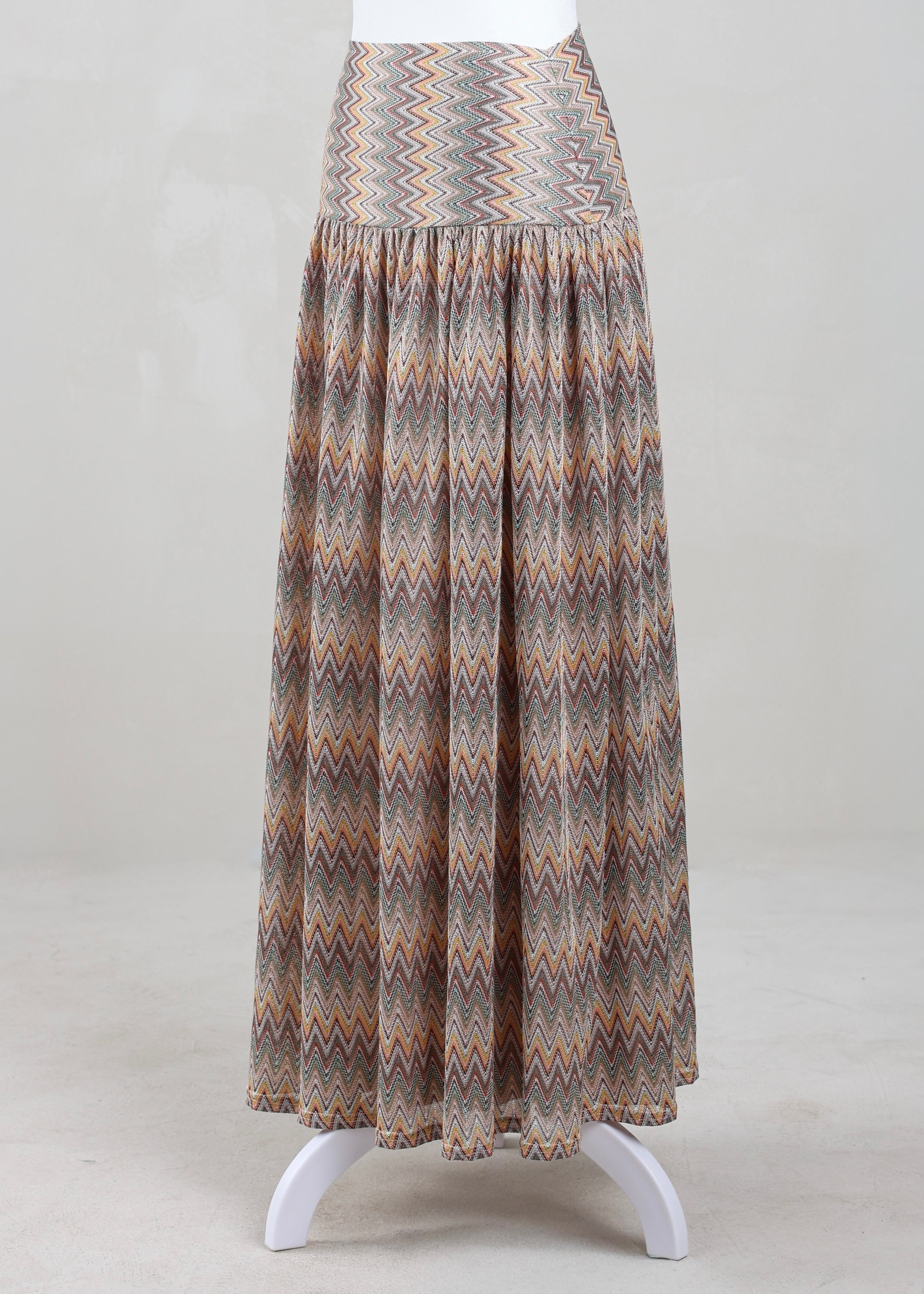 Zeena Chevron Skirt | Desert