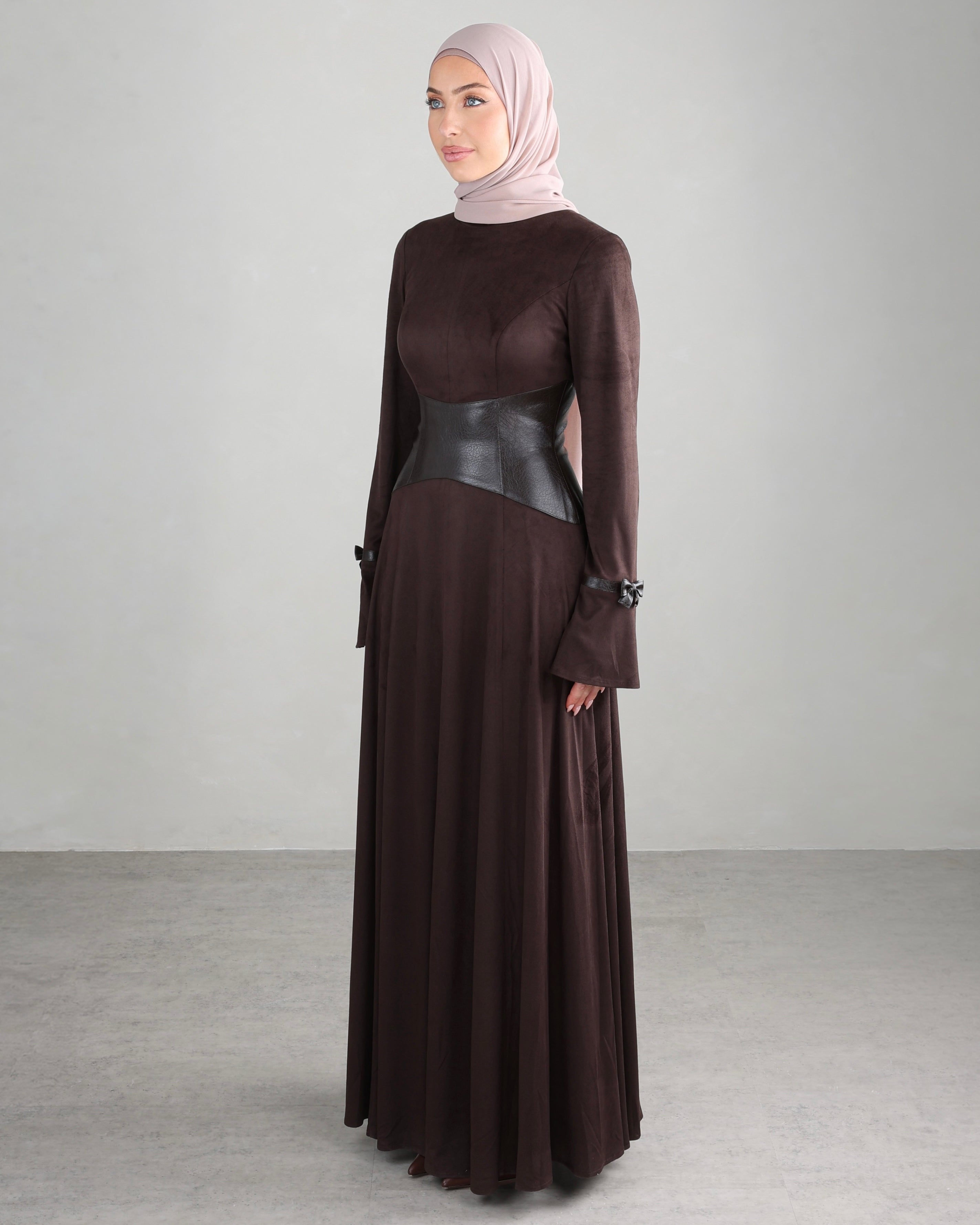 Vera Suede Leather Dress