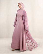 Wardeh Floral Abaya | Pink