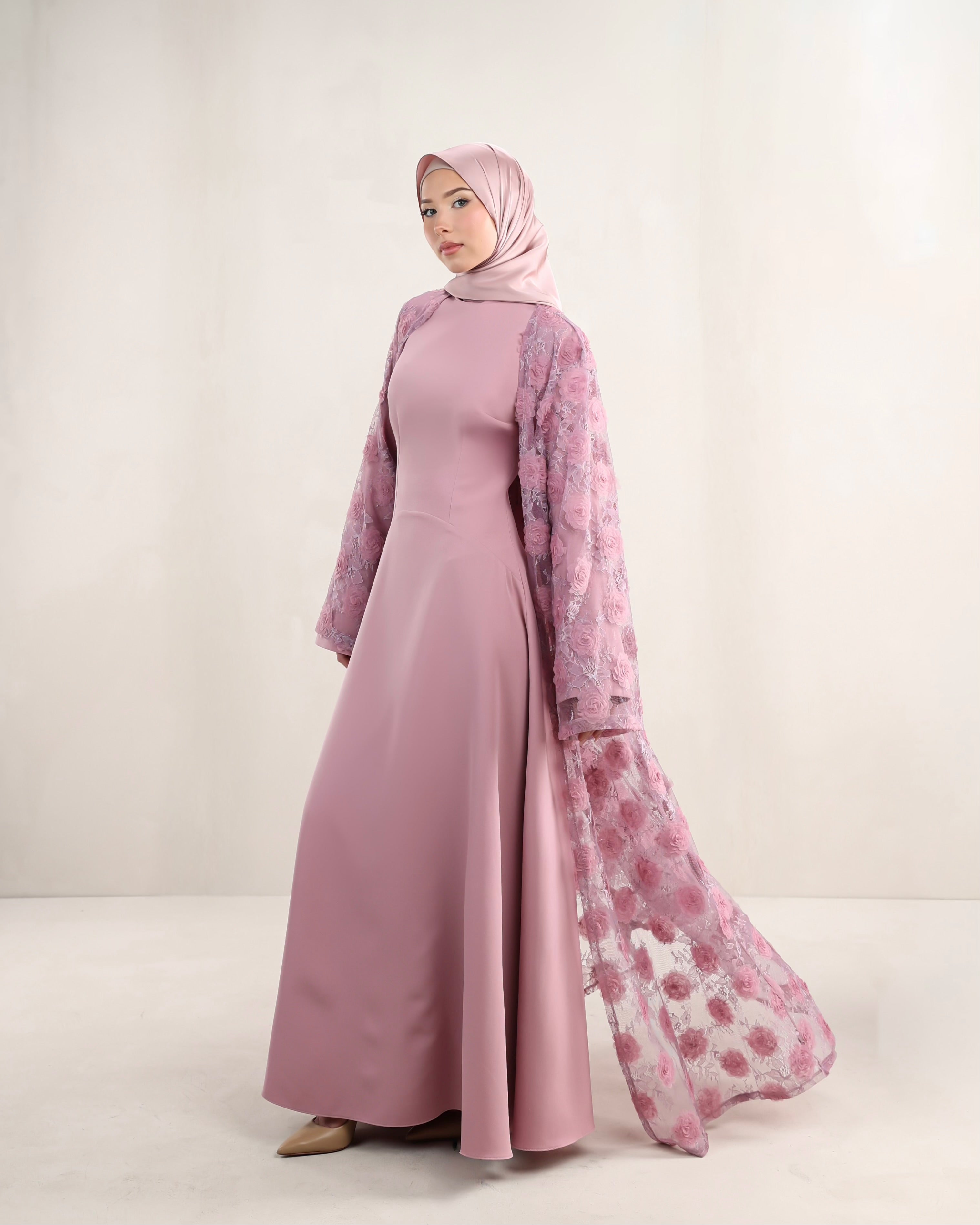 Wardeh Dress | Pink