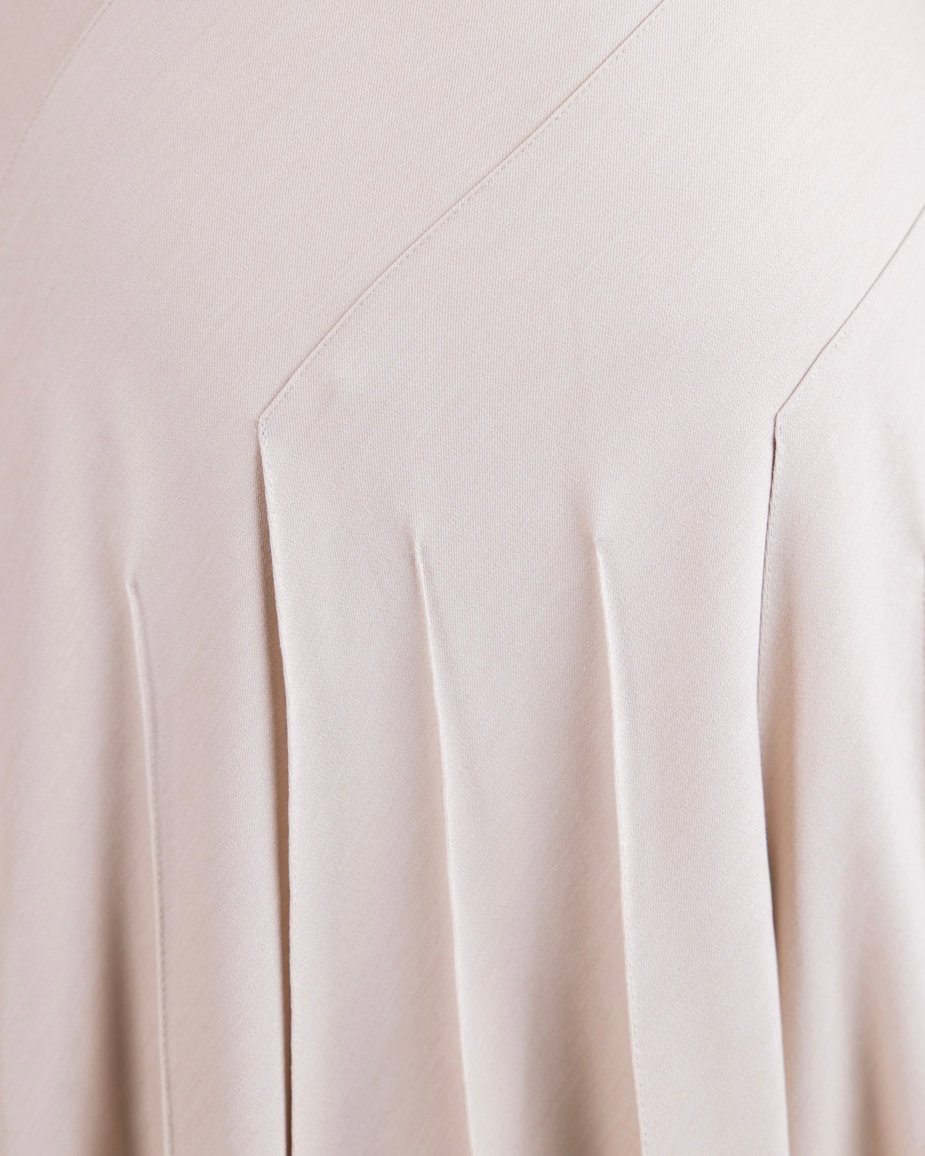 Amara Pleated Skirt | Oatmeal