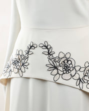 Hadeel Dress | Ecru