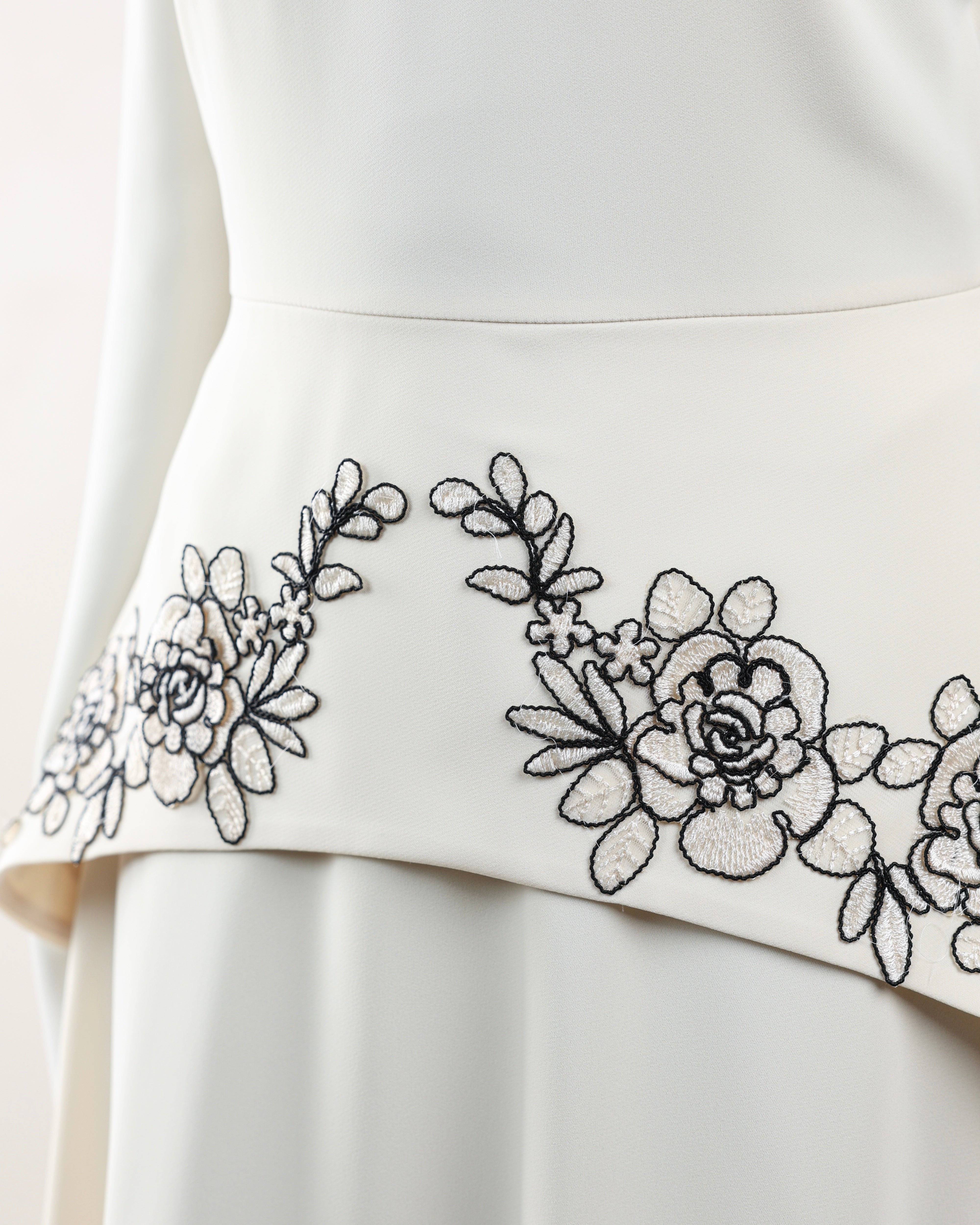 Hadeel Dress | Ecru
