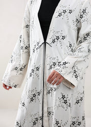 Lamees Linen Embroidered Abaya