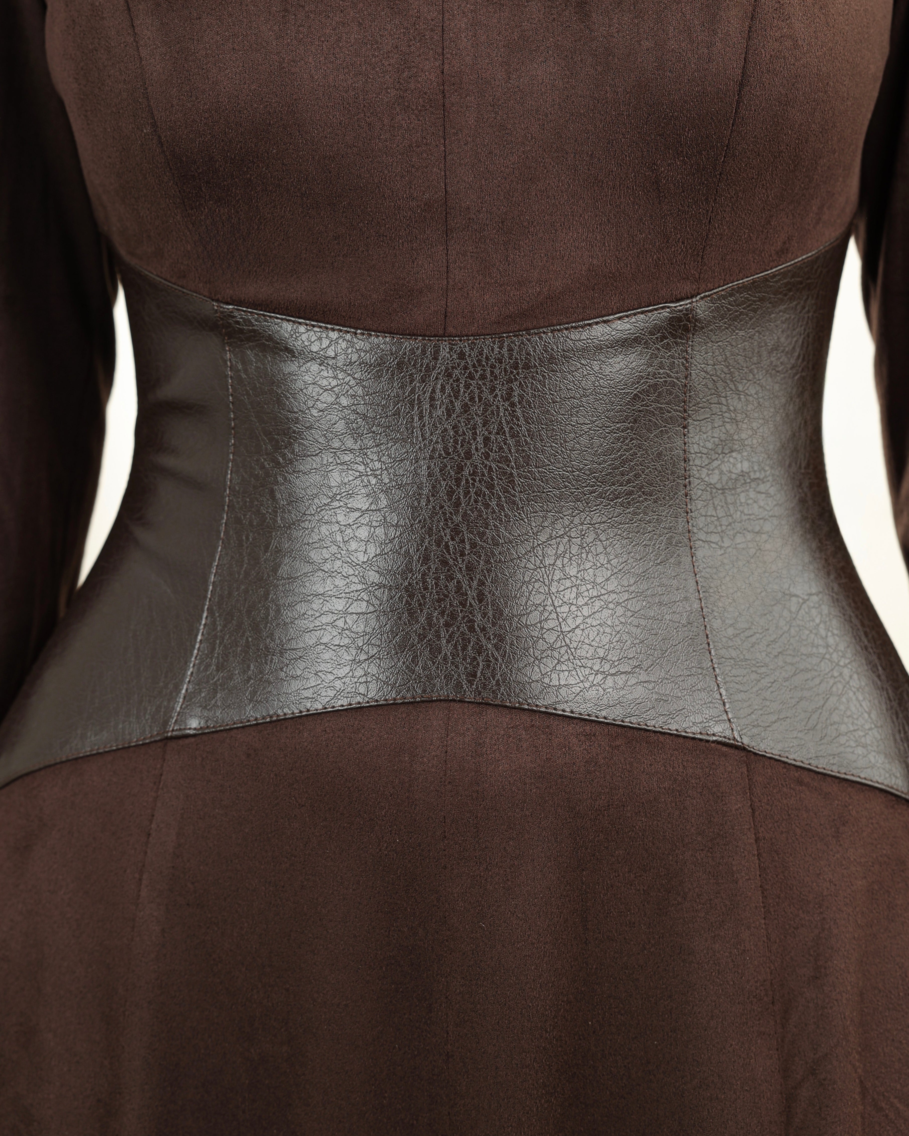 Vera Suede Leather Dress