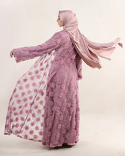 Wardeh Floral Abaya | Pink