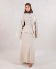 Sabreen Linen Wrap Shirt