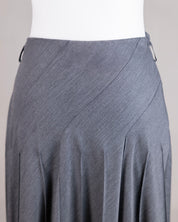 Amara Pleated Skirt | Charcoal