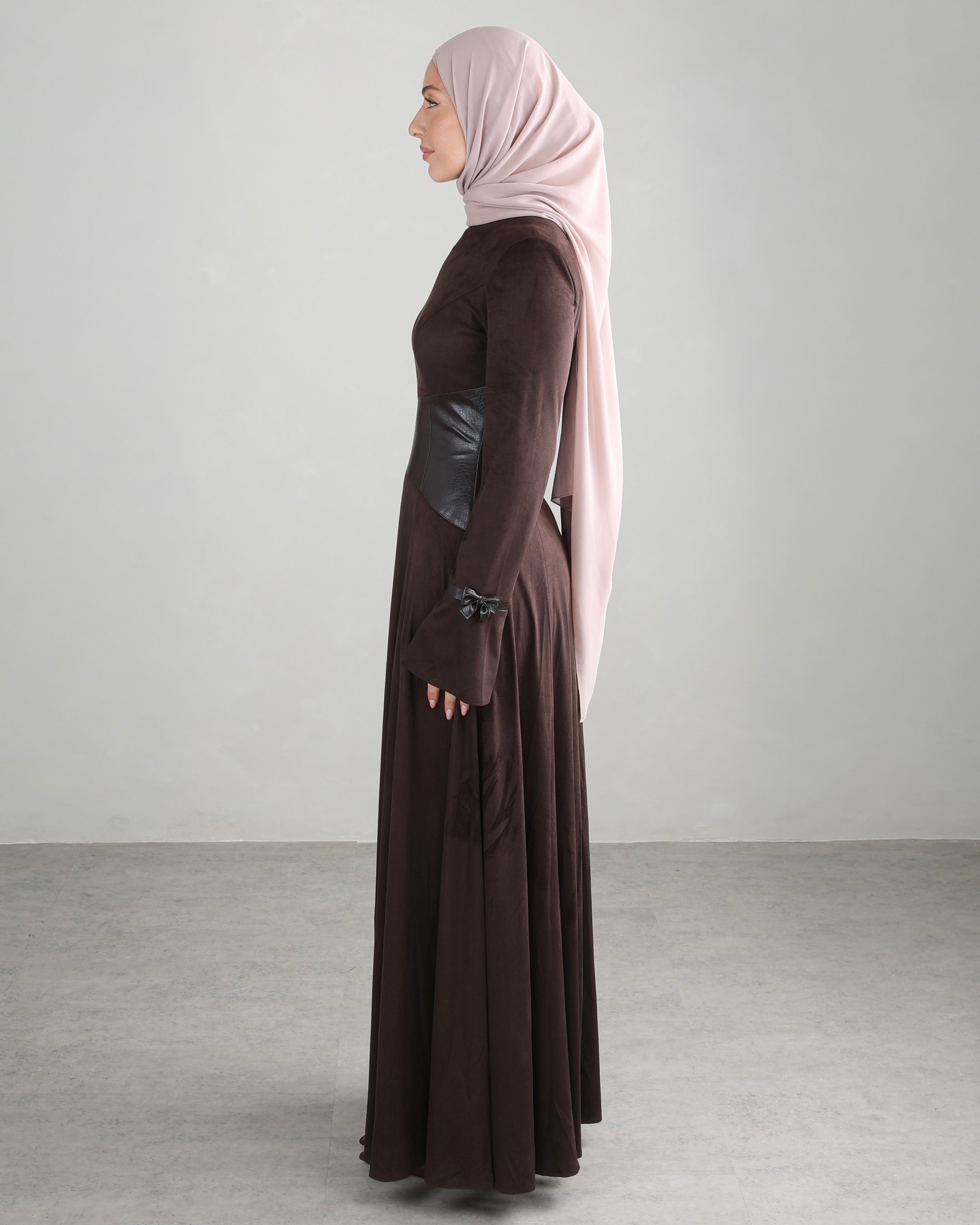 Vera Suede Leather Dress