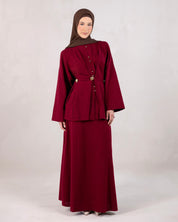 Dana Skirt | Maroon