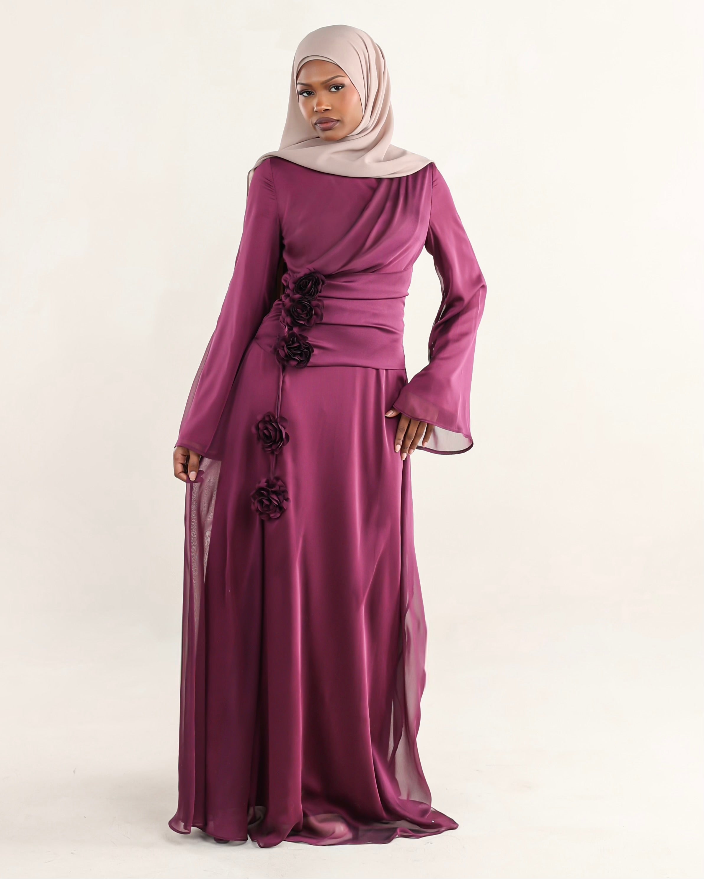 open lace back dress Tuba