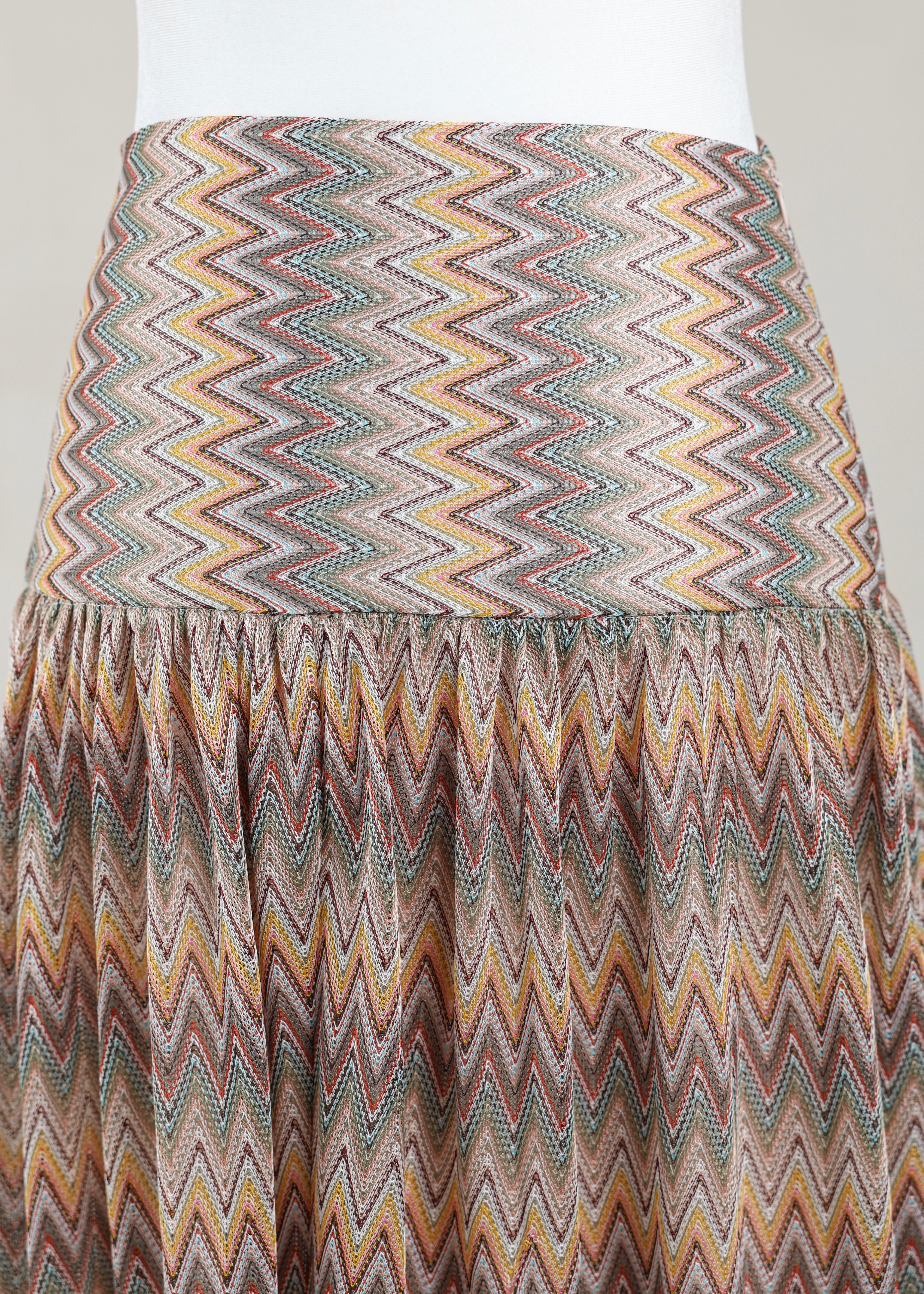 Zeena Chevron Skirt | Desert