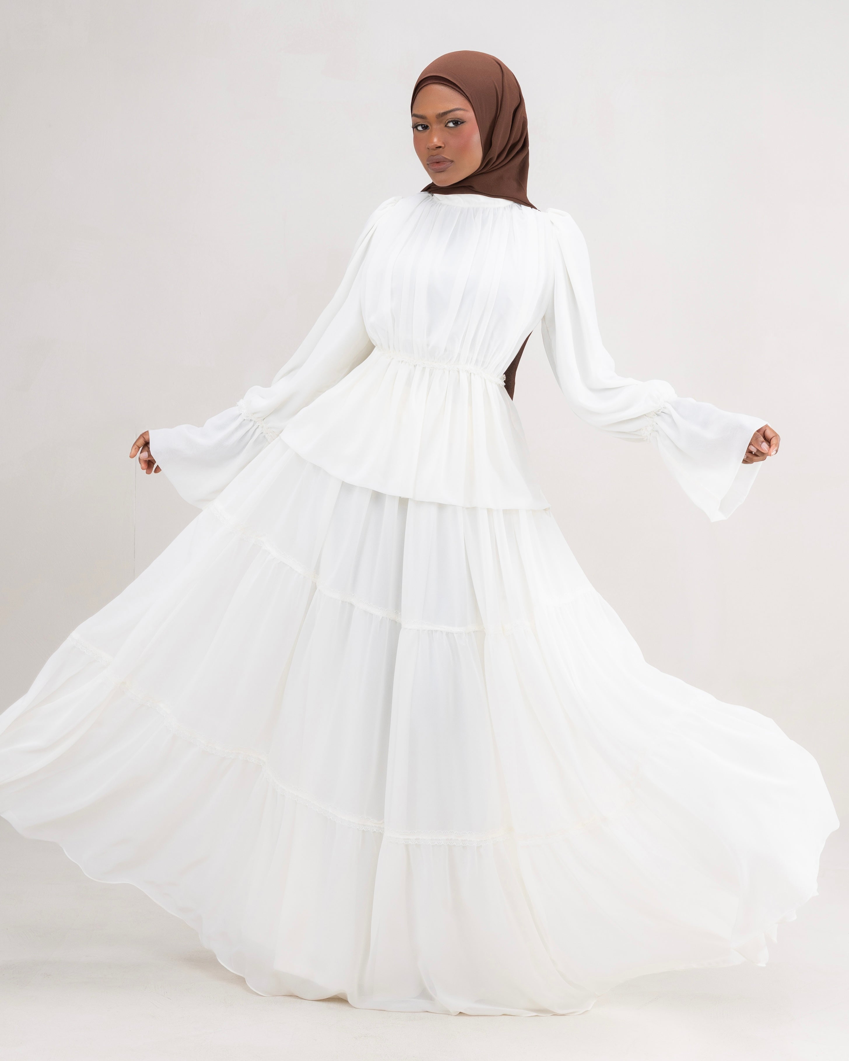 Zaina Skirt | Ivory *ships 12/1