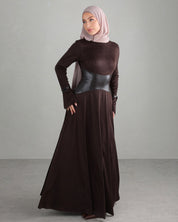 Vera Suede Leather Dress