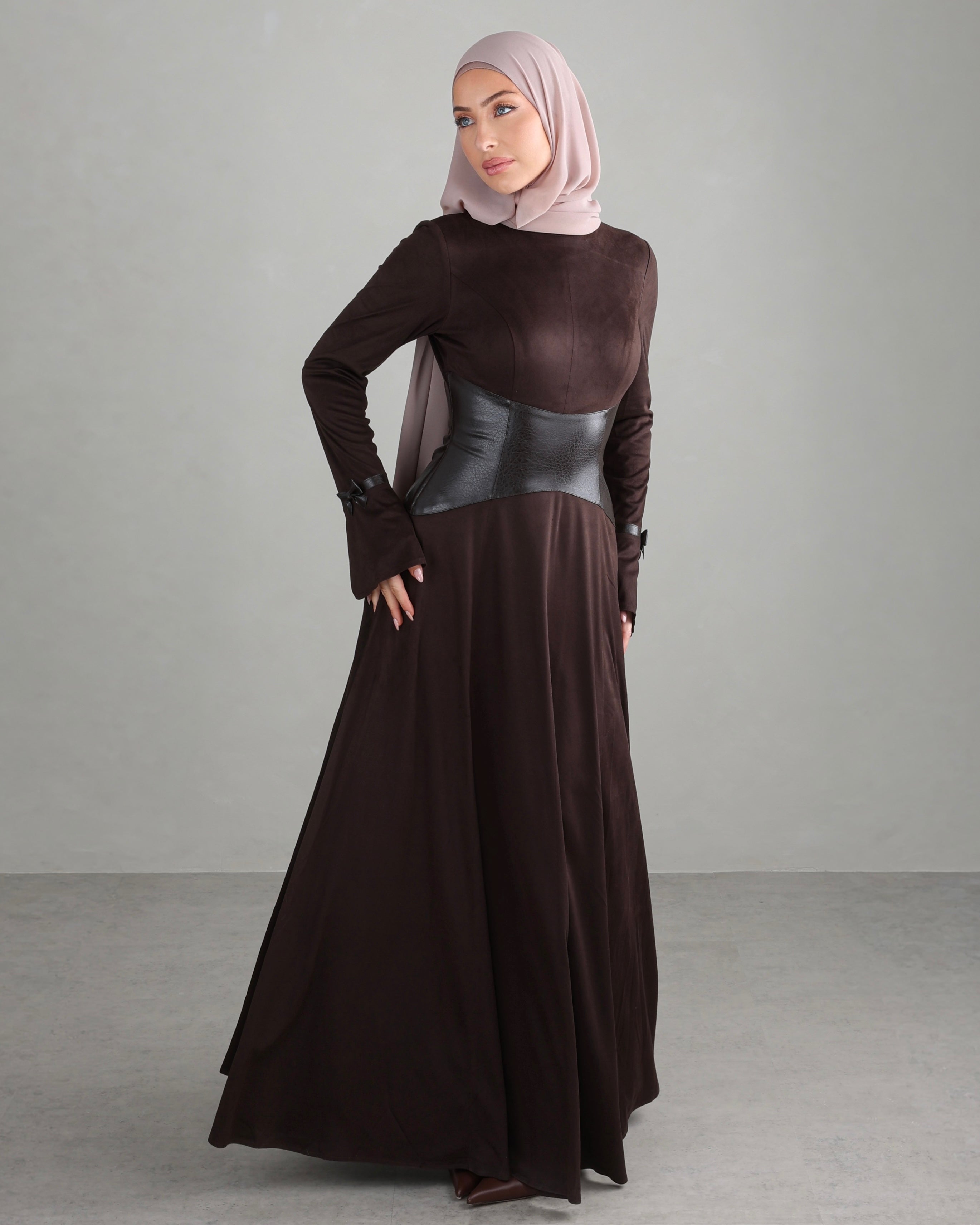 Vera Suede Leather Dress