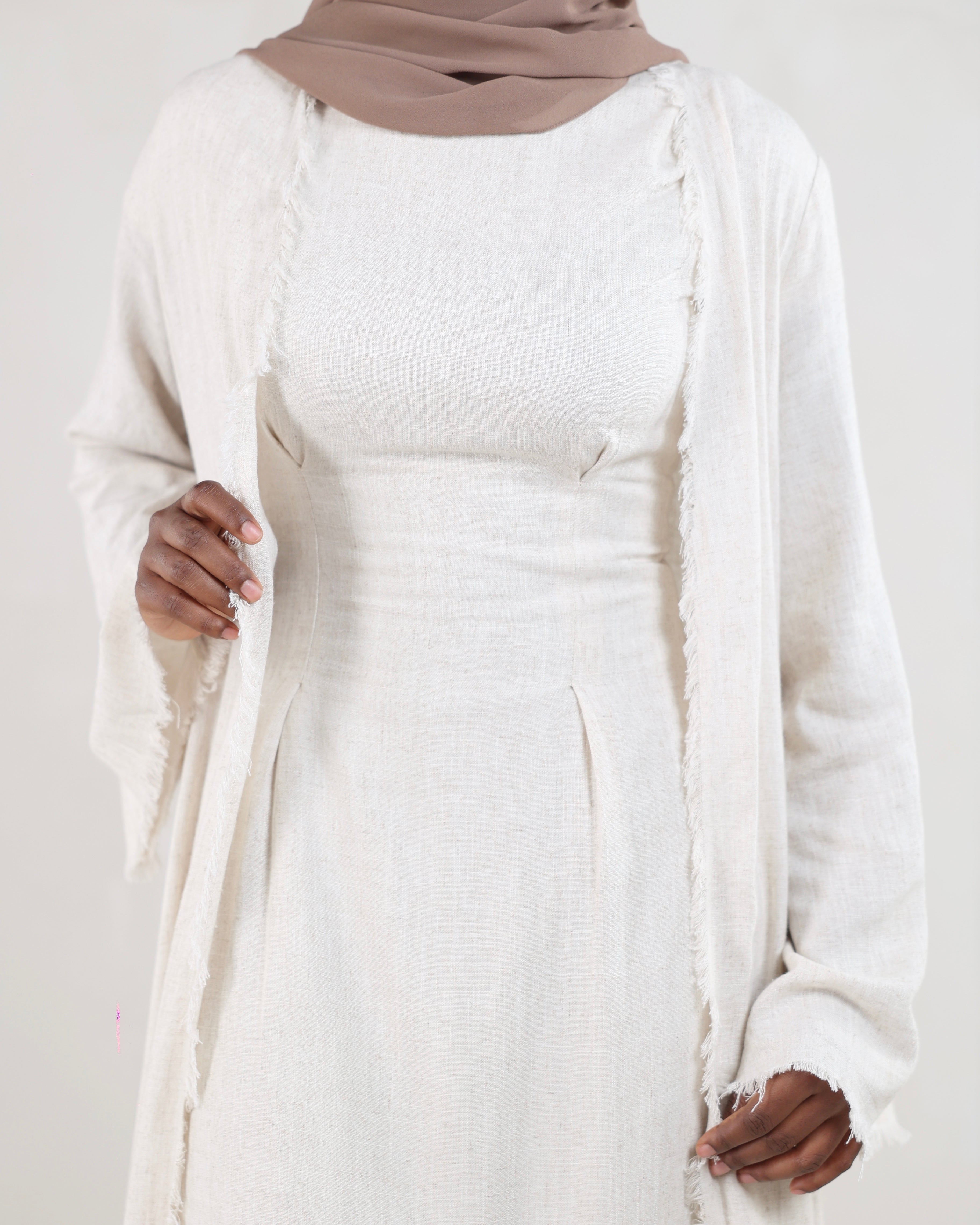 Samia Abaya Set | Natural