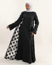 Wardeh Dress | Noir
