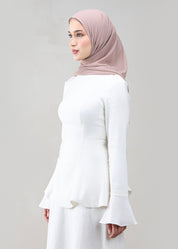 Juliette Peplum Tunic | Ivory