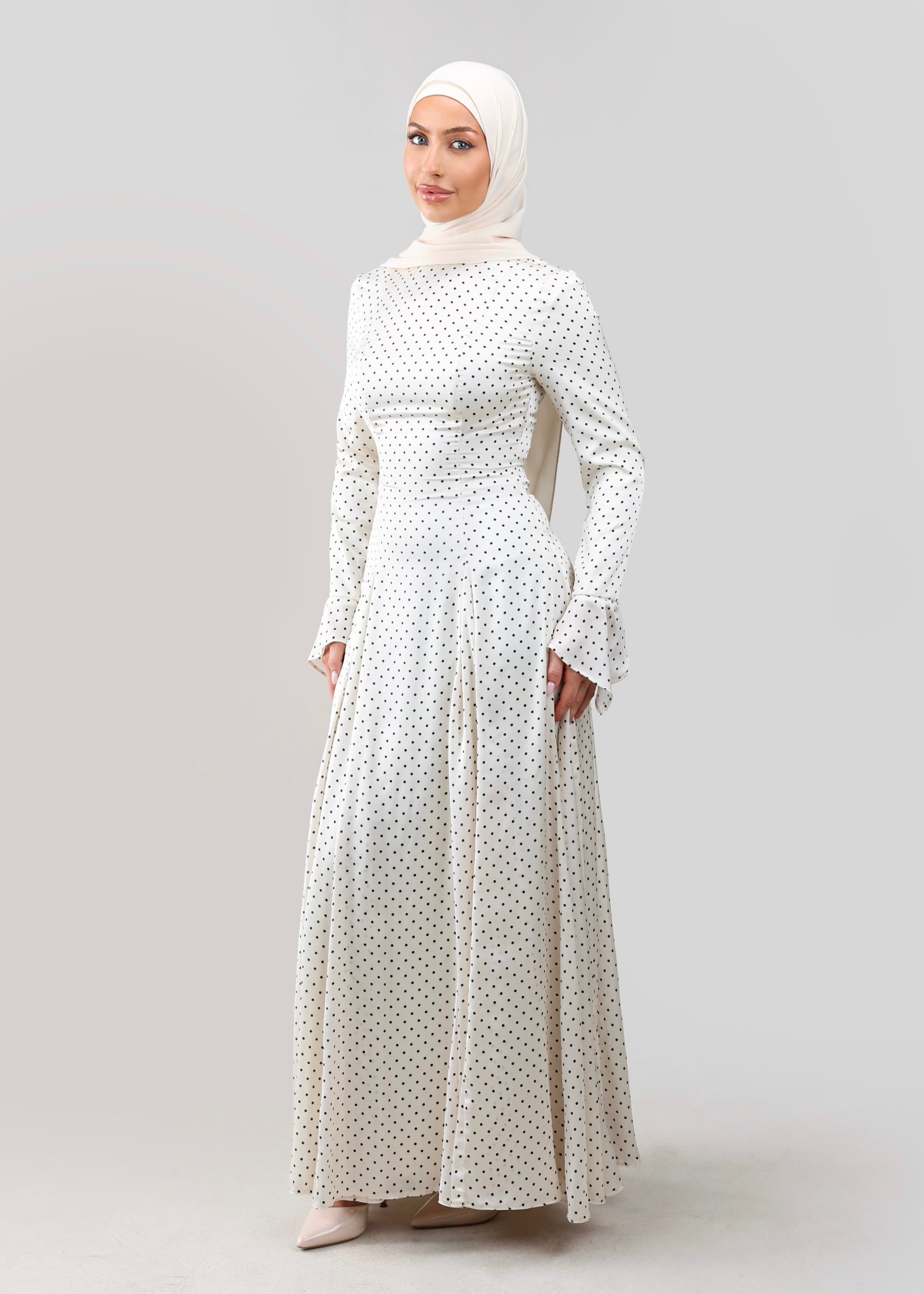 Celeste Polka Gown