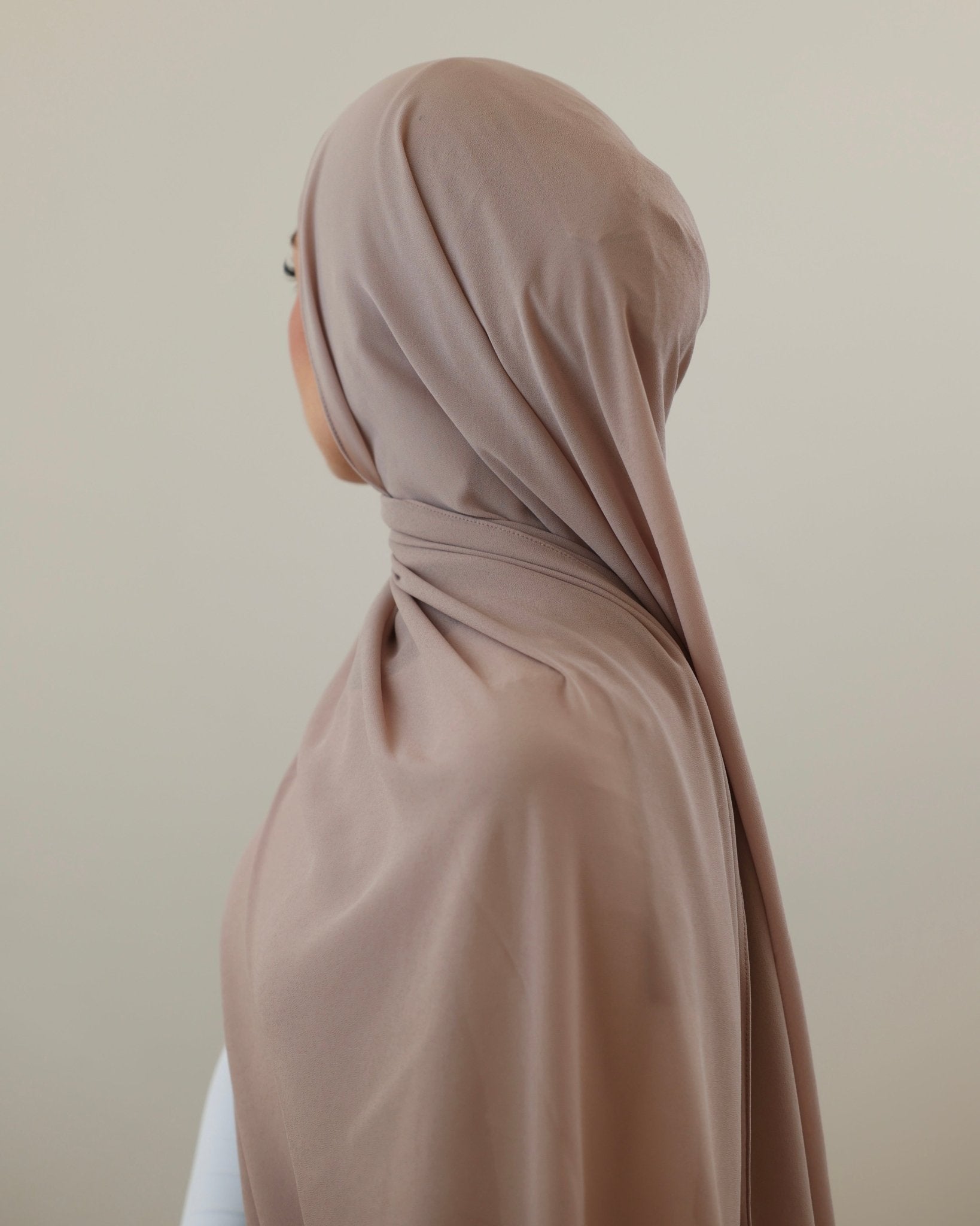 Chiffon Hijab | Almond - batulthecollection