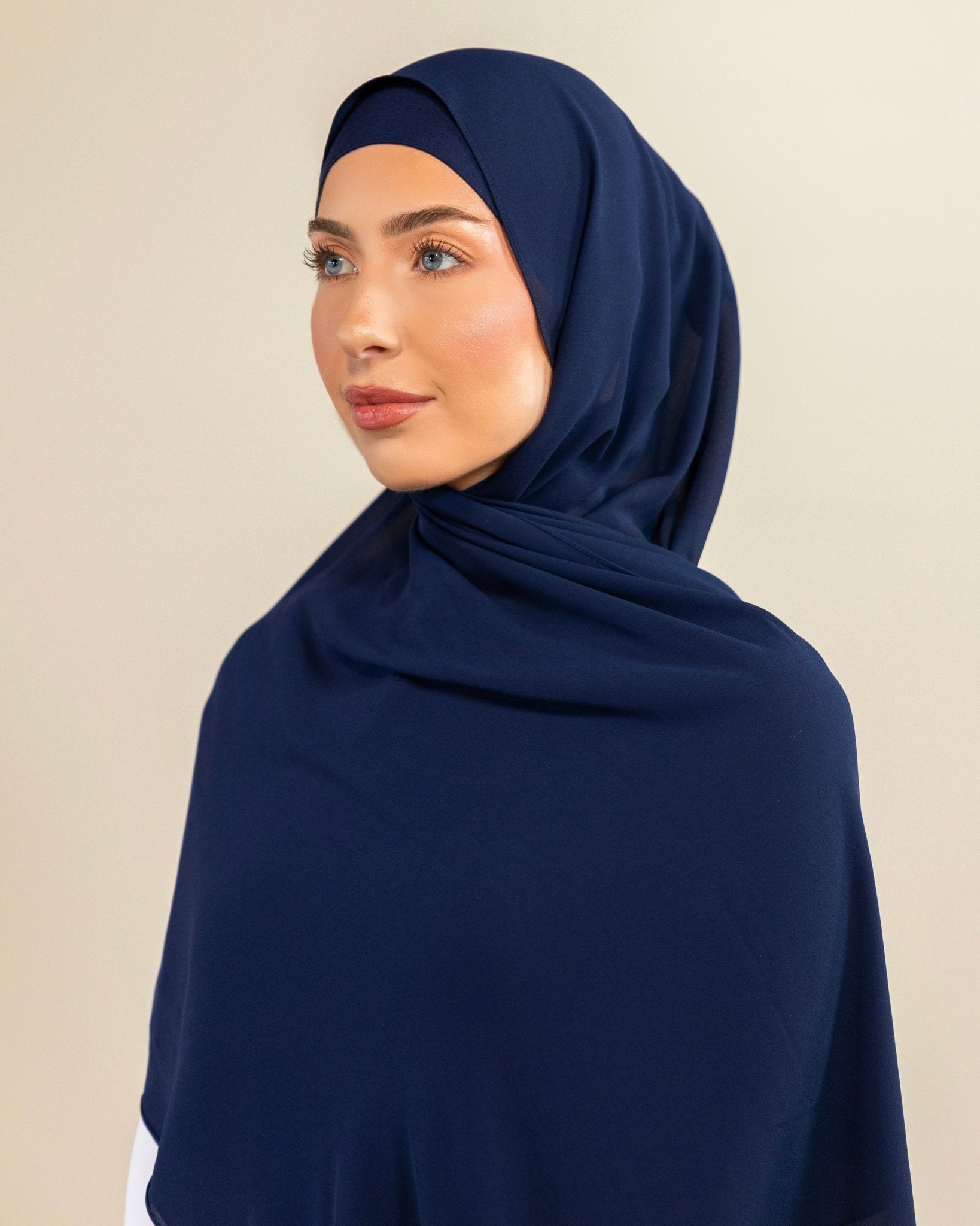 Chiffon Hijab | Sapphire Blue - batulthecollection