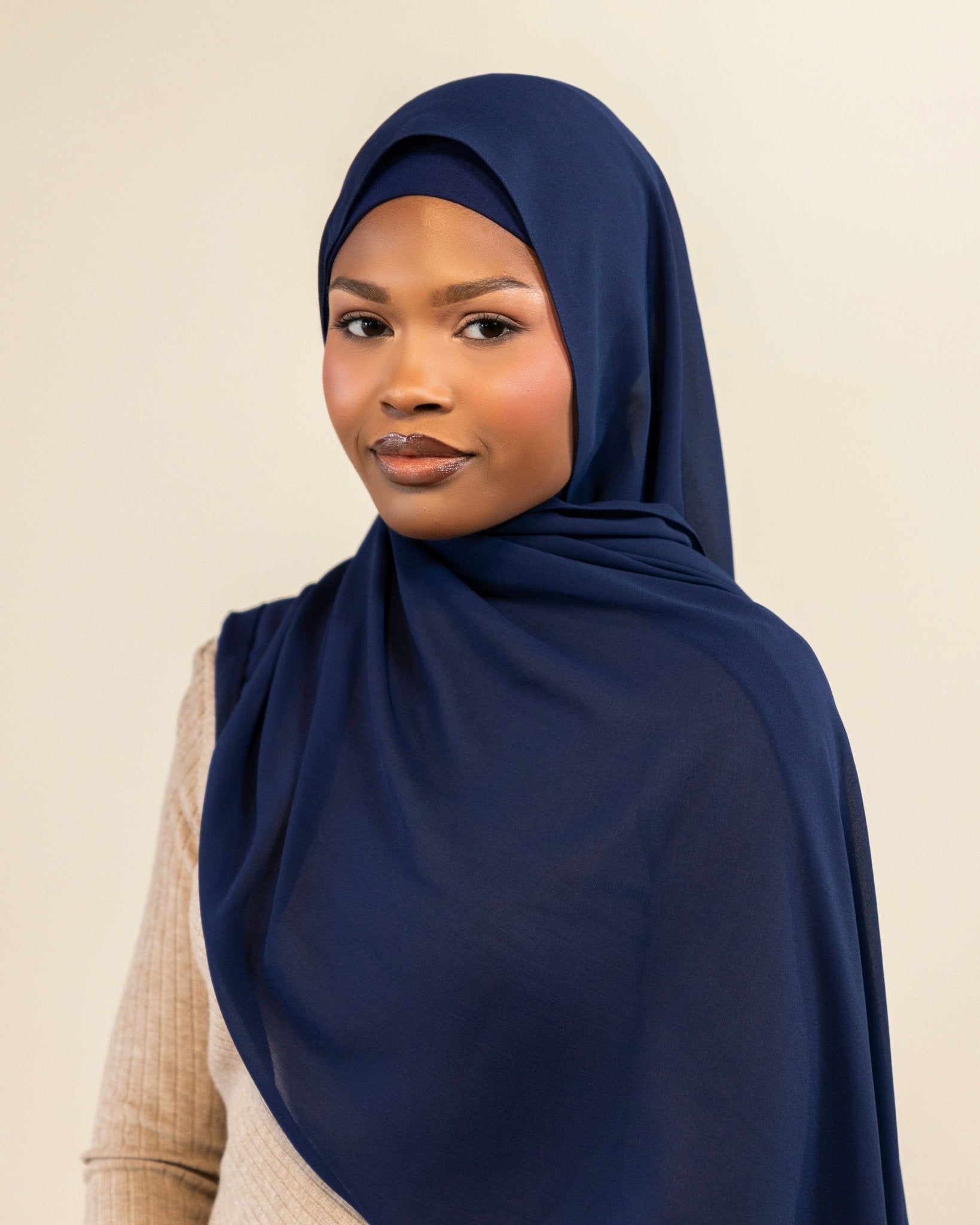 Chiffon Hijab | Sapphire Blue - batulthecollection