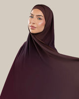 Chiffon Silk | Burgundy Brown