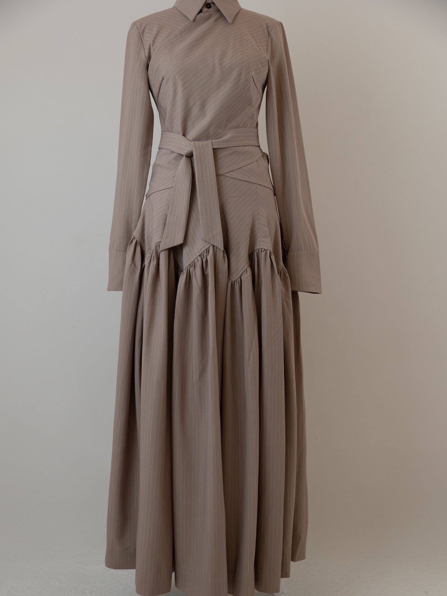 Diala Skirt | Taupe - batulthecollection