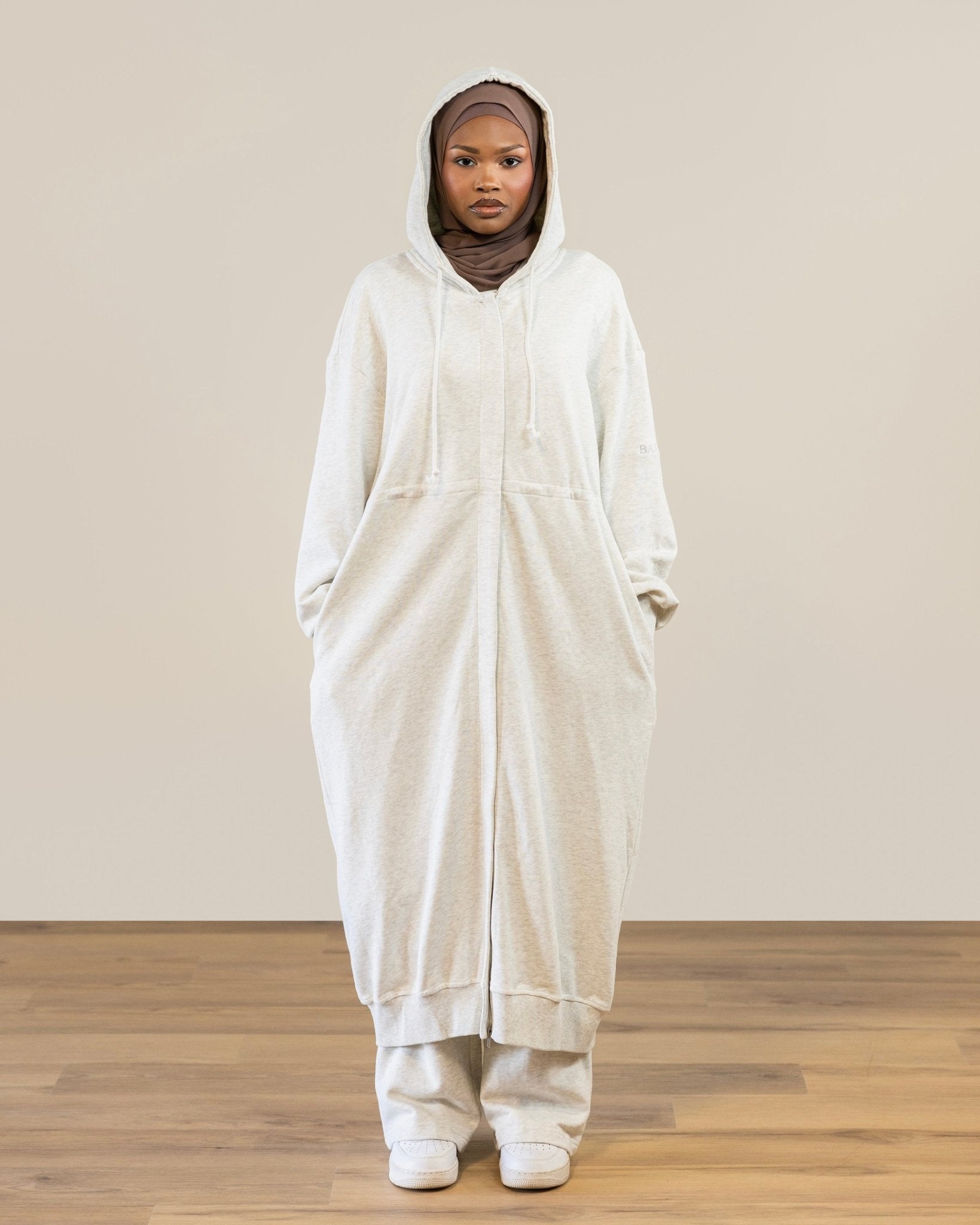 ankle length sweatshirt dress Tumotour Knitted Hoodie Dress For Women Fall Pullover Dress Solid Color Crew Neck Long Sleeve Full Length Sweatshirt Dress With Pockets, Women's, Size
