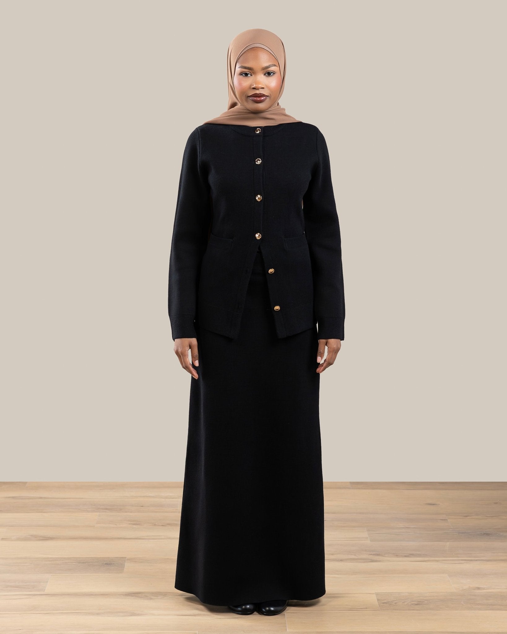 Naadean Cardigan | Noir – batulthecollection