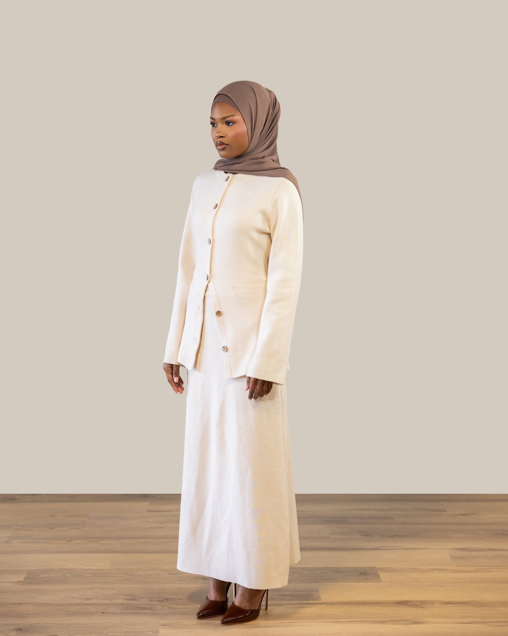 Naadean Skirt | Cream - batulthecollection