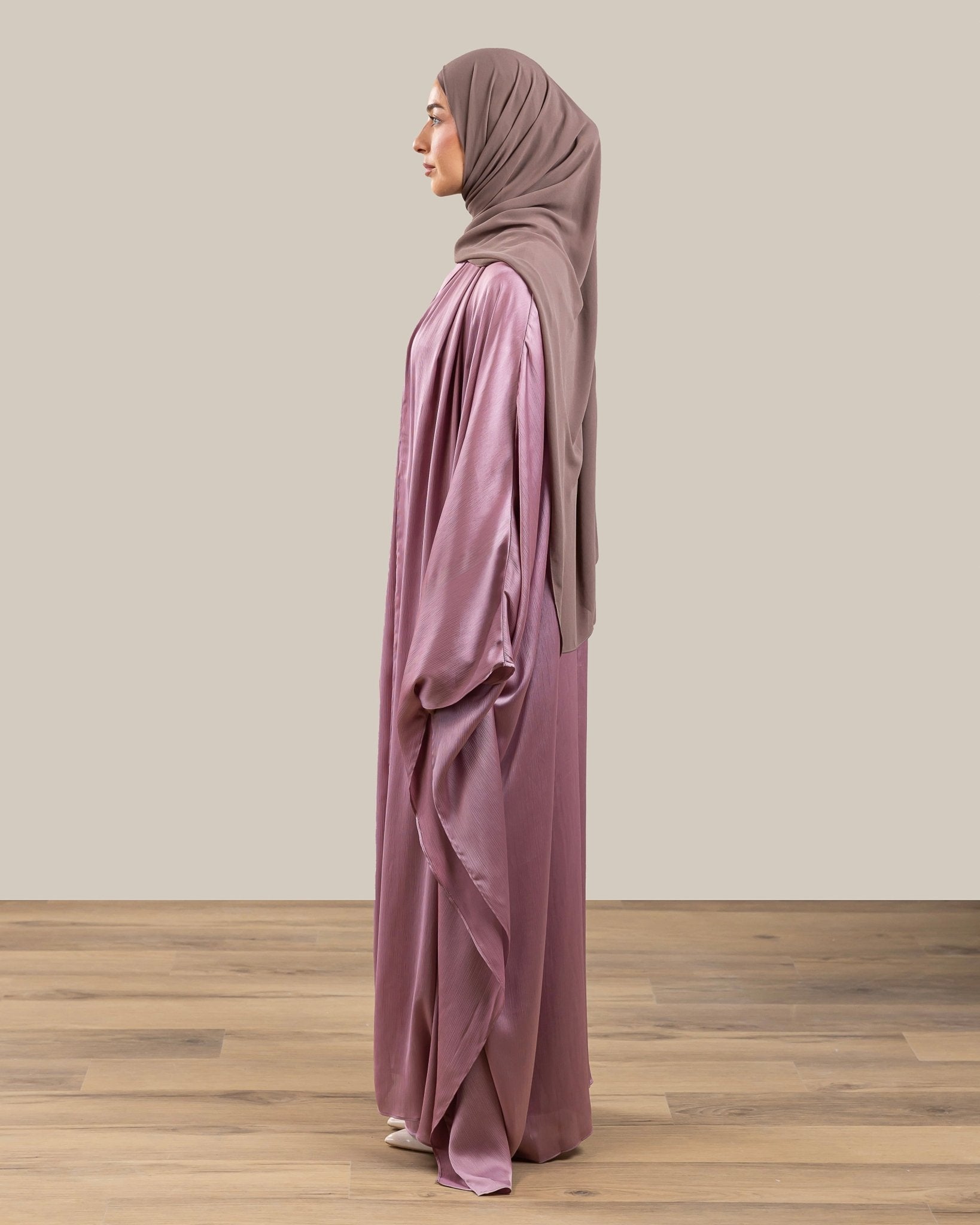 Yasmine Abaya | Dusty Rose batulthecollection Yasmine Abaya | Dusty Rose batulthecollection