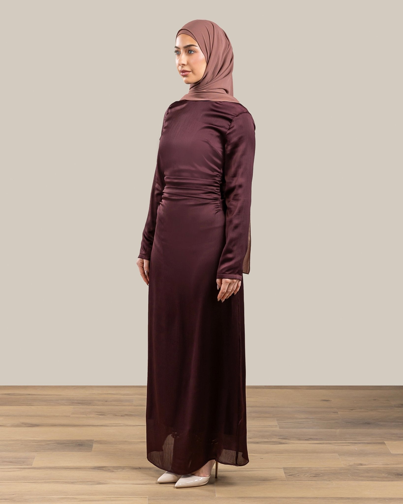 Yasmine Dress | Chocolate Plum batulthecollection Yasmine Dress | Chocolate Plum batulthecollection
